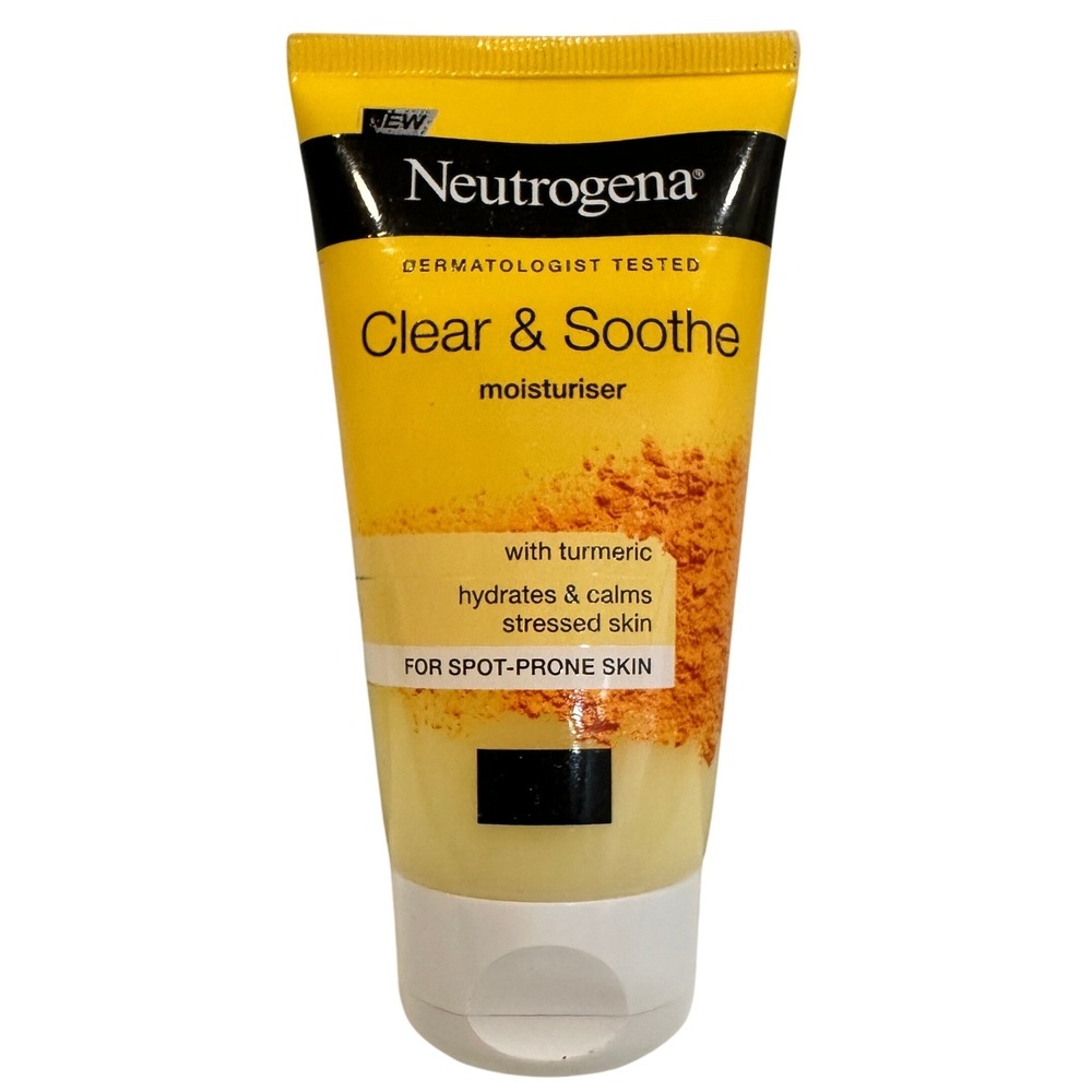 Neutrogena Clear & Soothe Moisturizer with Turmeric for Spot Prone Skin 75ml NEW